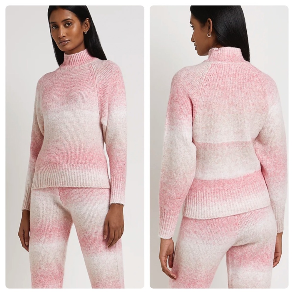 Ombré Mock Neck Sweater (ONLY)